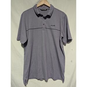 Travis Mathew Mens Purple short sleeve‎ polo Sz L Lightweight Golf Casual